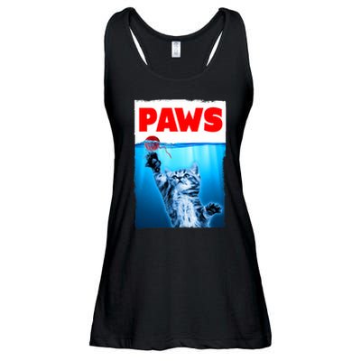 Paws Jaws Kitten Ball String For Men For Women Feline Lovers Ladies Essential Flowy Tank