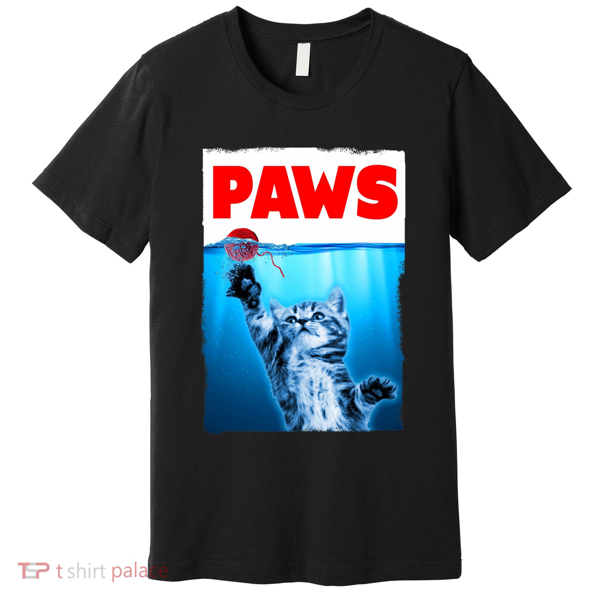 Paws Jaws Kitten Ball String For Men For Women Feline Lovers Premium T-Shirt