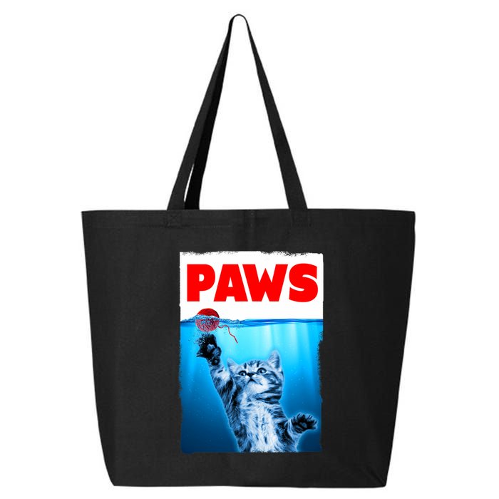 Paws Jaws Kitten Ball String For Men For Women Feline Lovers 25L Jumbo Tote