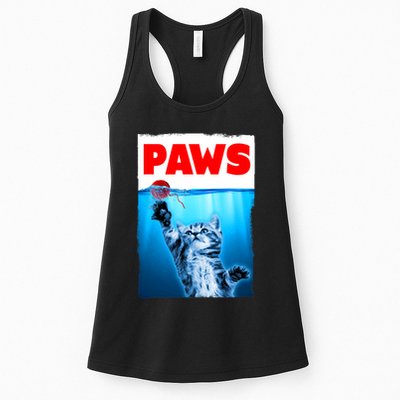 Paws Jaws Kitten Ball String For Men For Women Feline Lovers Womens Tank Top