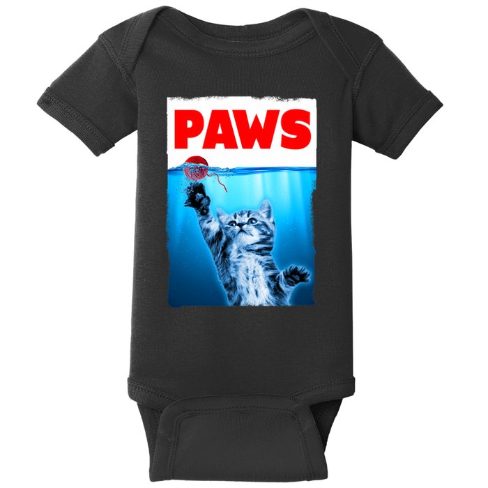 Paws Jaws Kitten Ball String For Men For Women Feline Lovers Baby Bodysuit