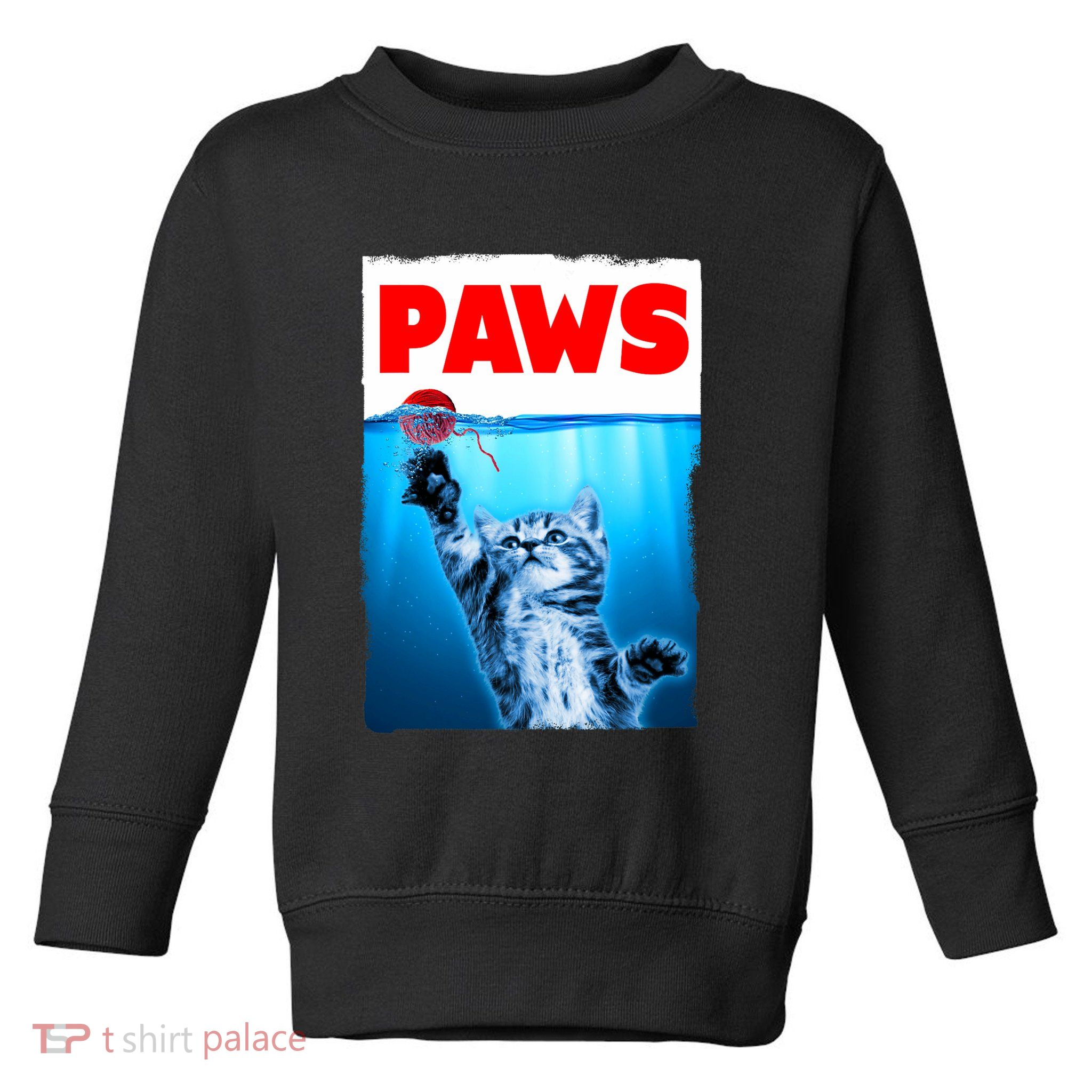 Paws Jaws Kitten Ball String For Men For Women Feline Lovers Toddler Sweatshirt