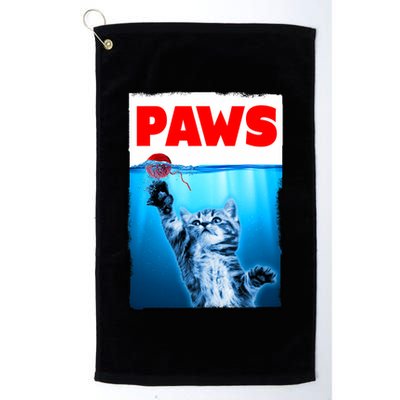 Paws Jaws Kitten Ball String For Men For Women Feline Lovers Golf Towel