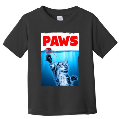 Paws Jaws Kitten Ball String For Men For Women Feline Lovers Toddler T-Shirt