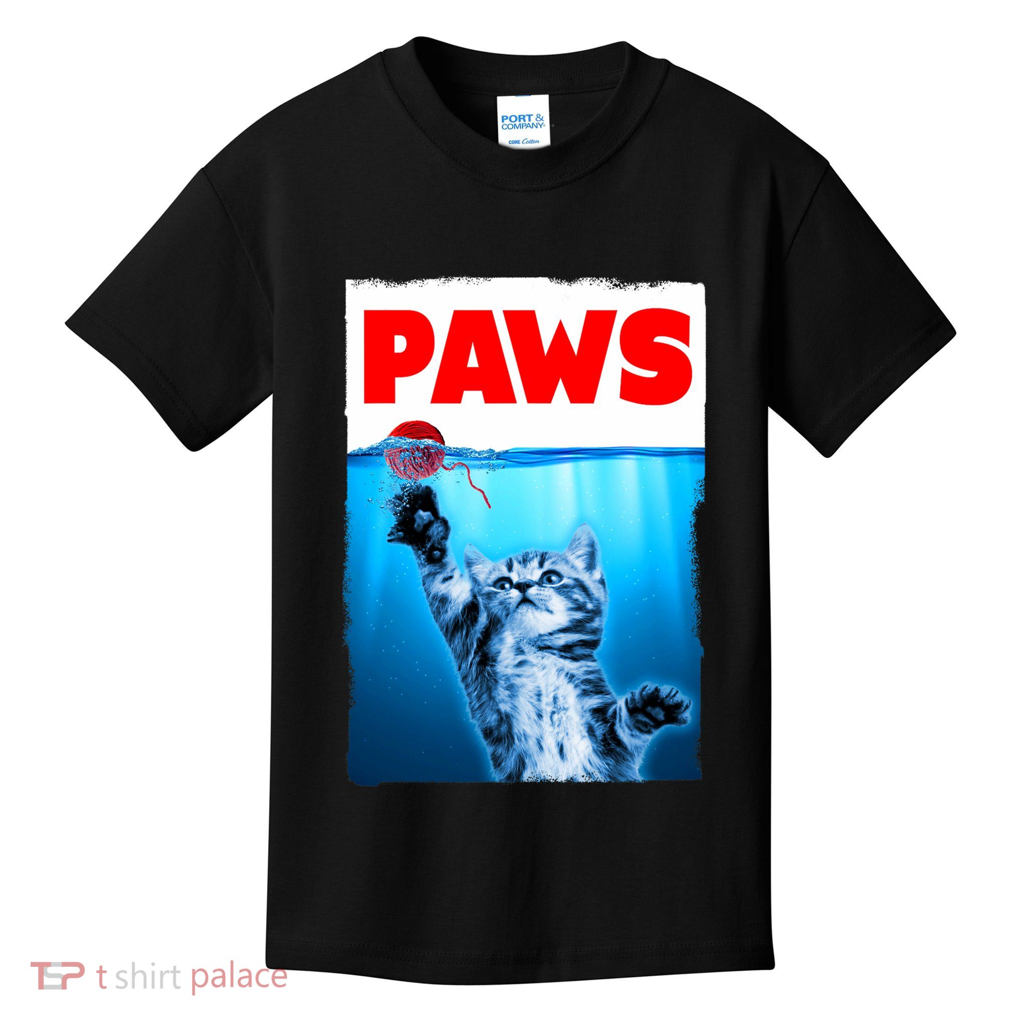 Paws Jaws Kitten Ball String For Men For Women Feline Lovers Kids T-Shirt