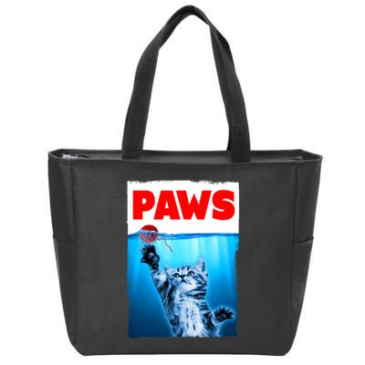 Paws Jaws Kitten Ball String For Men For Women Feline Lovers Zip Tote Bag