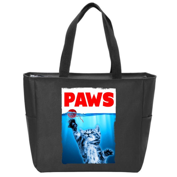 Paws Jaws Kitten Ball String For Men For Women Feline Lovers Zip Tote Bag