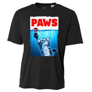 Paws Jaws Kitten Ball String For  Feline Lovers Cooling Performance Crew T-Shirt