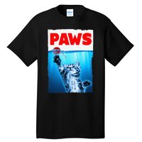 Paws Jaws Kitten Ball String For  Feline Lovers Tall T-Shirt