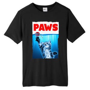 Paws Jaws Kitten Ball String For  Feline Lovers Tall Fusion ChromaSoft Performance T-Shirt