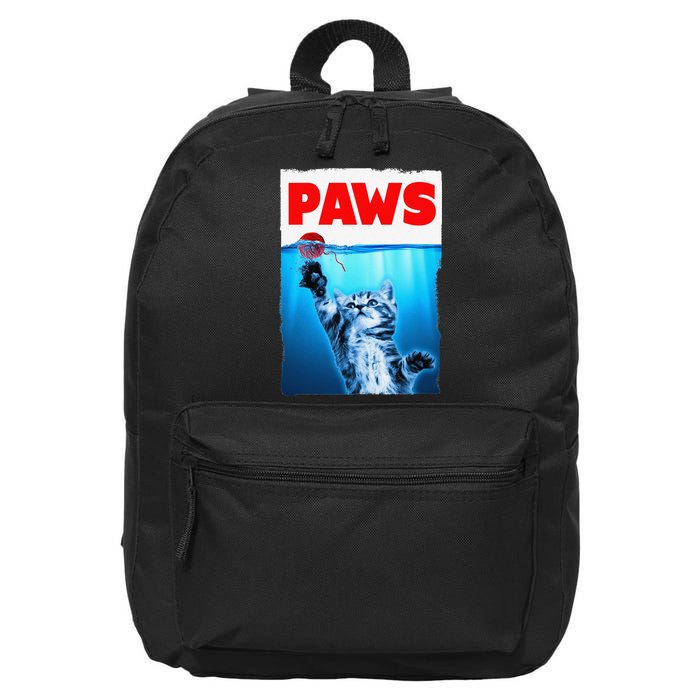 Paws Jaws Kitten Ball String For  Feline Lovers 16 in Basic Backpack