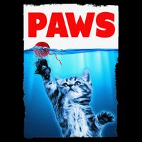 Paws Jaws Kitten Ball String For  Feline Lovers 16 in Basic Backpack