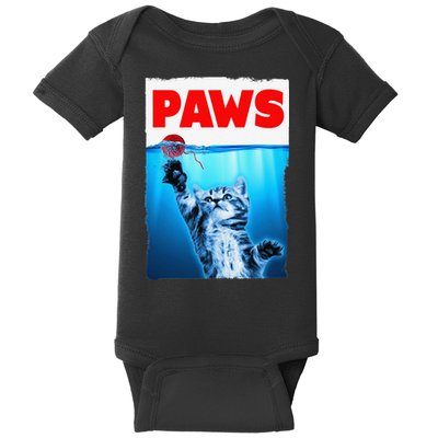 Paws Jaws Kitten Ball String For  Feline Lovers Baby Bodysuit