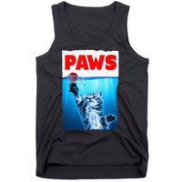 Paws Jaws Kitten Ball String For  Feline Lovers Tank Top