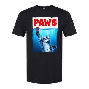 Paws Jaws Kitten Ball String For  Feline Lovers Softstyle CVC T-Shirt