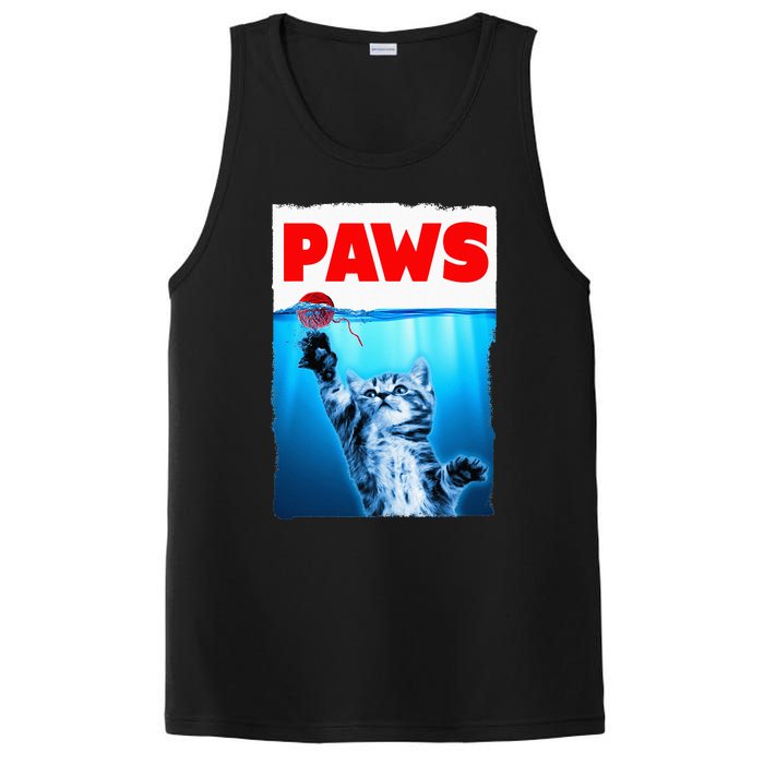 Paws Jaws Kitten Ball String For Men For Women Feline Lovers PosiCharge Competitor Tank