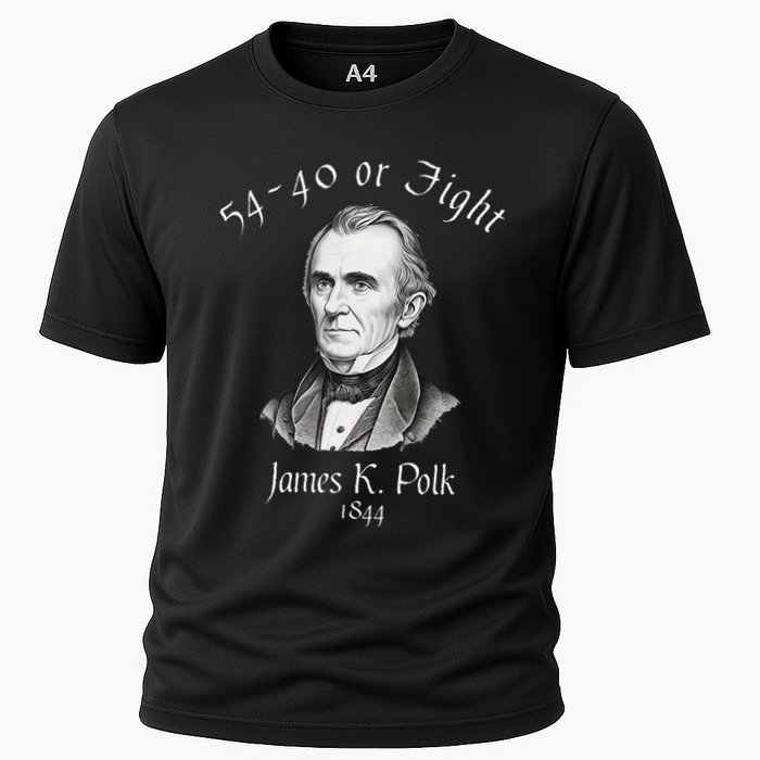 President James K Polk 1844 Campaign Slogan Cooling Performance Crew T-Shirt