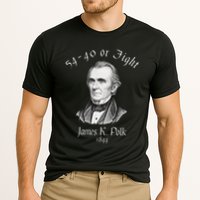 President James K Polk 1844 Campaign Slogan Cooling Performance Crew T-Shirt