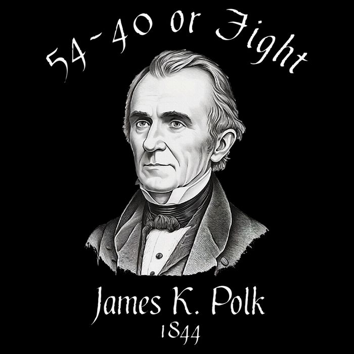President James K Polk 1844 Campaign Slogan Cooling Performance Crew T-Shirt