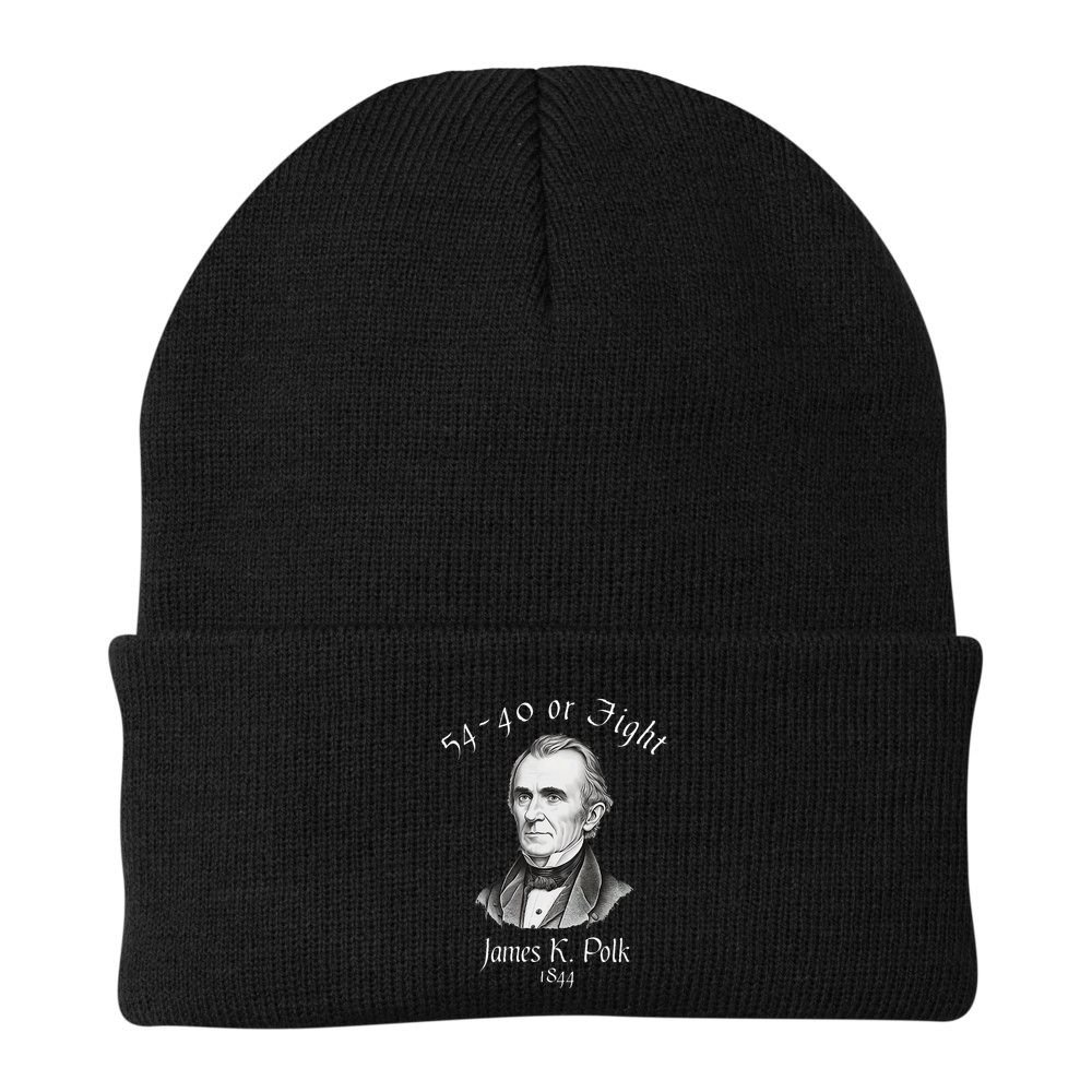 President James K Polk 1844 Campaign Slogan Beanie