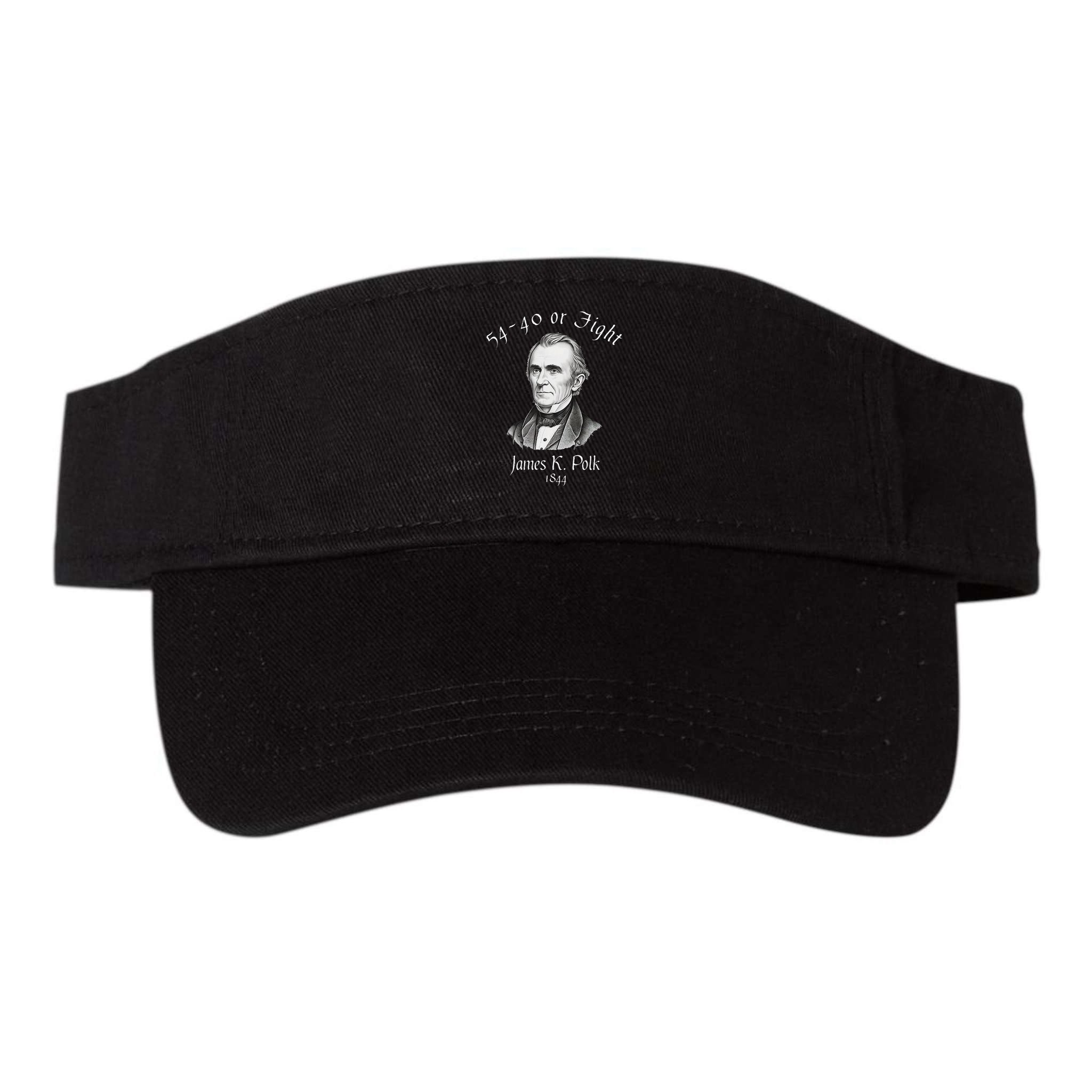 President James K Polk 1844 Campaign Slogan Visor