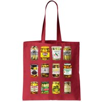 Pickle Jar Lovers Vintage Canned Pickles Canning Season Tote Bag