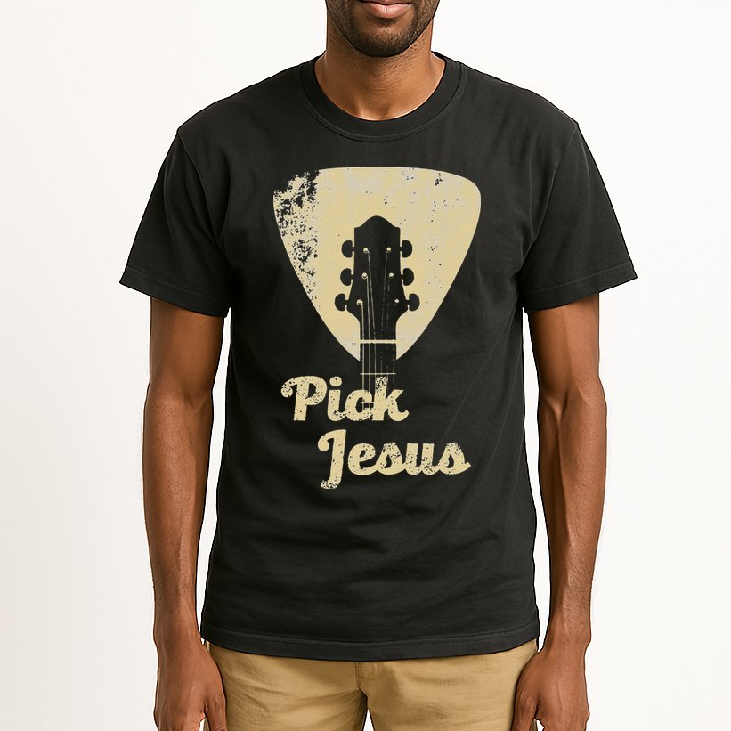Pick Jesus Music Pastor Pastor Easter Gift Tall T-Shirt