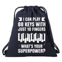 Piano Jazz Music Keyboard Composer Piano Player Drawstring Bag