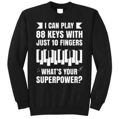 Piano Jazz Music Keyboard Composer Piano Player Sweatshirt