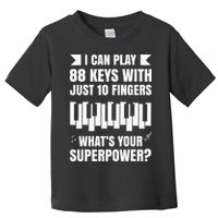 Piano Jazz Music Keyboard Composer Piano Player Toddler T-Shirt