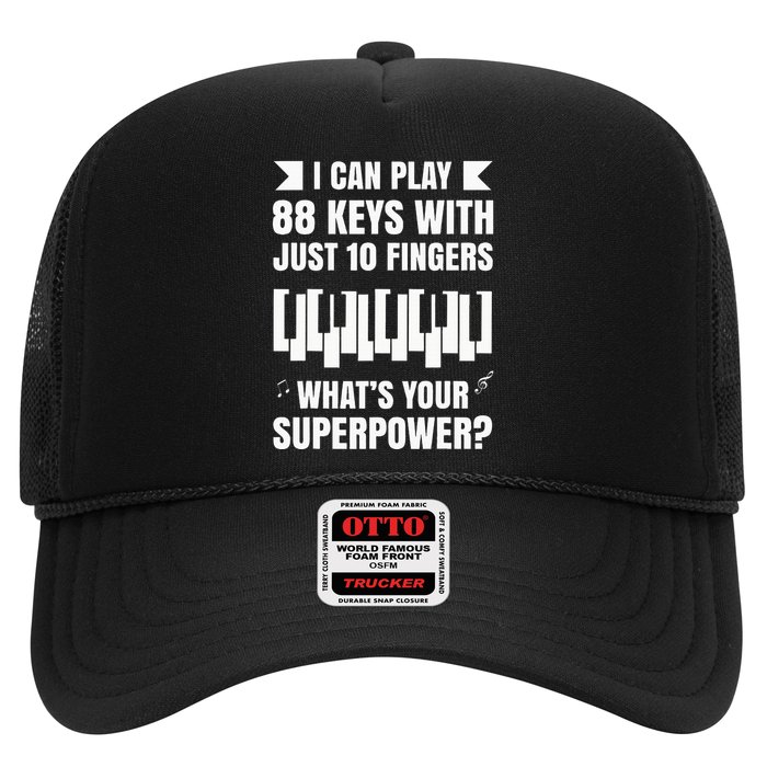Piano Jazz Music Keyboard Composer Piano Player Trucker Hat