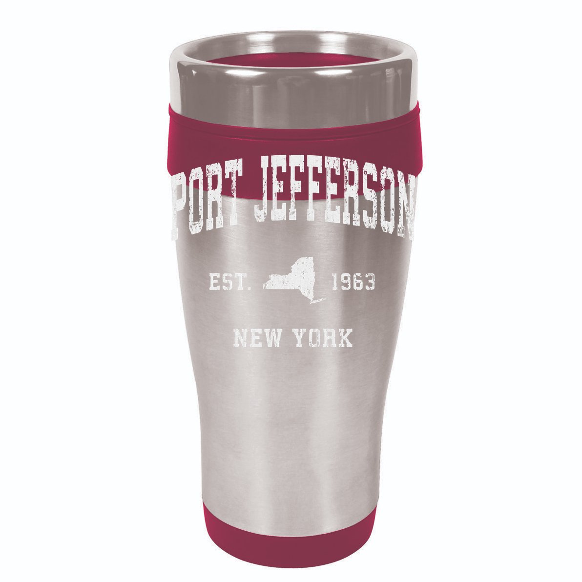Port Jefferson New York Ny Vintage Athletic Sports Design Womens T-Shirt