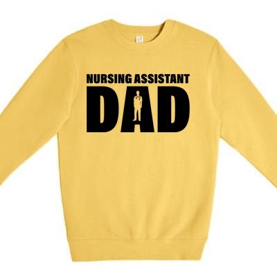 Profession Job Nursing Assistant Dad Gift Premium Crewneck Sweatshirt