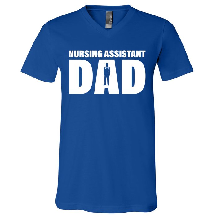 Profession Job Nursing Assistant Dad Gift V-Neck T-Shirt