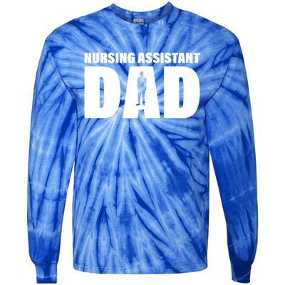 Profession Job Nursing Assistant Dad Gift Tie-Dye Long Sleeve Shirt