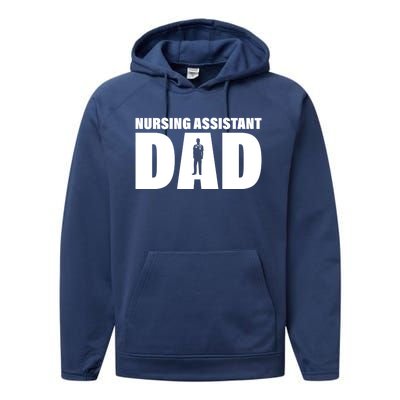 Profession Job Nursing Assistant Dad Gift Performance Fleece Hoodie