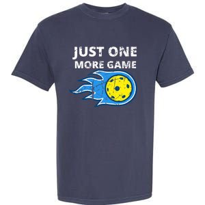 Pickleball Just One More Game Garment-Dyed Heavyweight T-Shirt