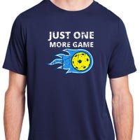 Pickleball Just One More Game Adult ChromaSoft Performance T-Shirt