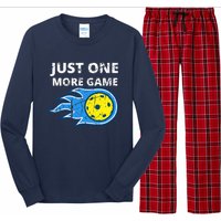 Pickleball Just One More Game Long Sleeve Pajama Set