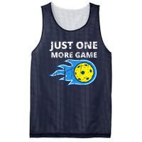 Pickleball Just One More Game Mesh Reversible Basketball Jersey Tank