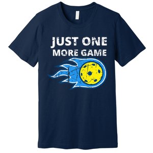 Pickleball Just One More Game Premium T-Shirt