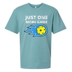 Pickleball Just One More Game Sueded Cloud Jersey T-Shirt