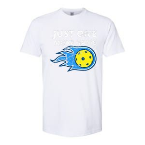 Pickleball Just One More Game Softstyle CVC T-Shirt