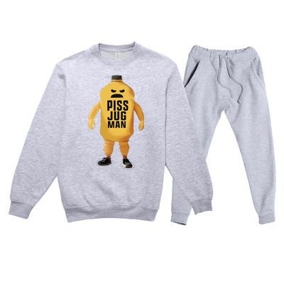 Piss Jugman Official Premium Crewneck Sweatsuit Set