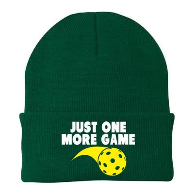 Pickleball Just One More Game Knit Cap Winter Beanie