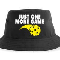 Pickleball Just One More Game Sustainable Bucket Hat