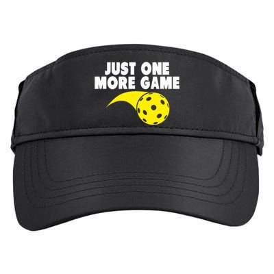 Pickleball Just One More Game Adult Drive Performance Visor