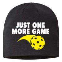 Pickleball Just One More Game Sustainable Beanie