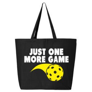 Pickleball Just One More Game 25L Jumbo Tote