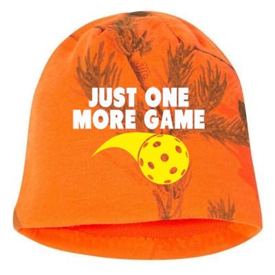 Pickleball Just One More Game Kati - Camo Knit Beanie